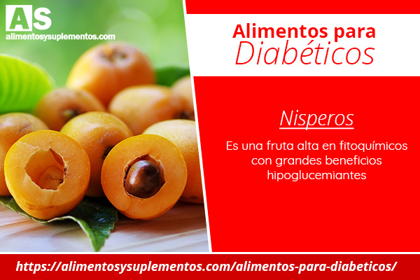 alimentos para diabeticos Nisperos
